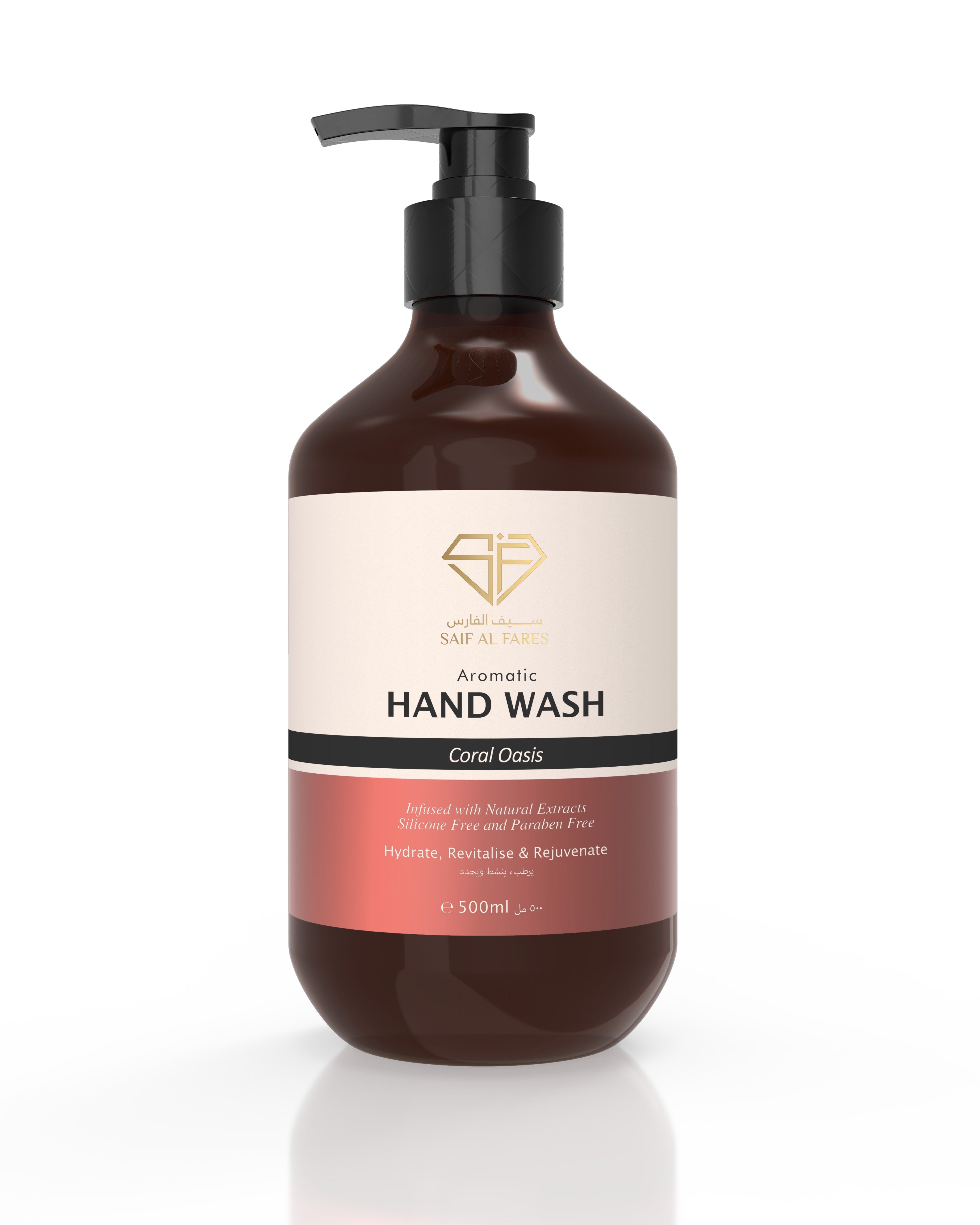 AROMATIC HAND WASH CORAL OASIS 500ML
