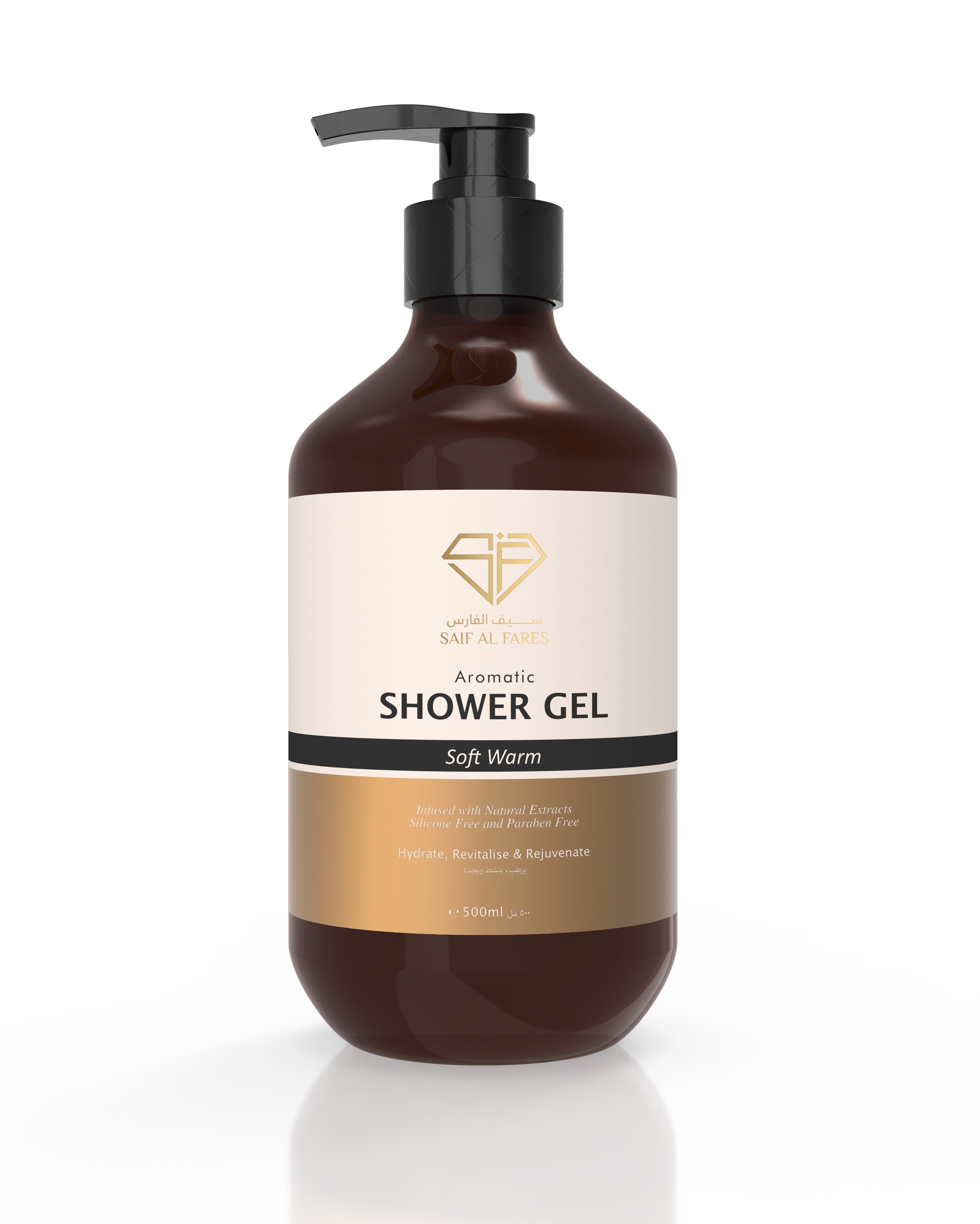 AROMATIC SHOWER GEL SOFT WARM 500ML