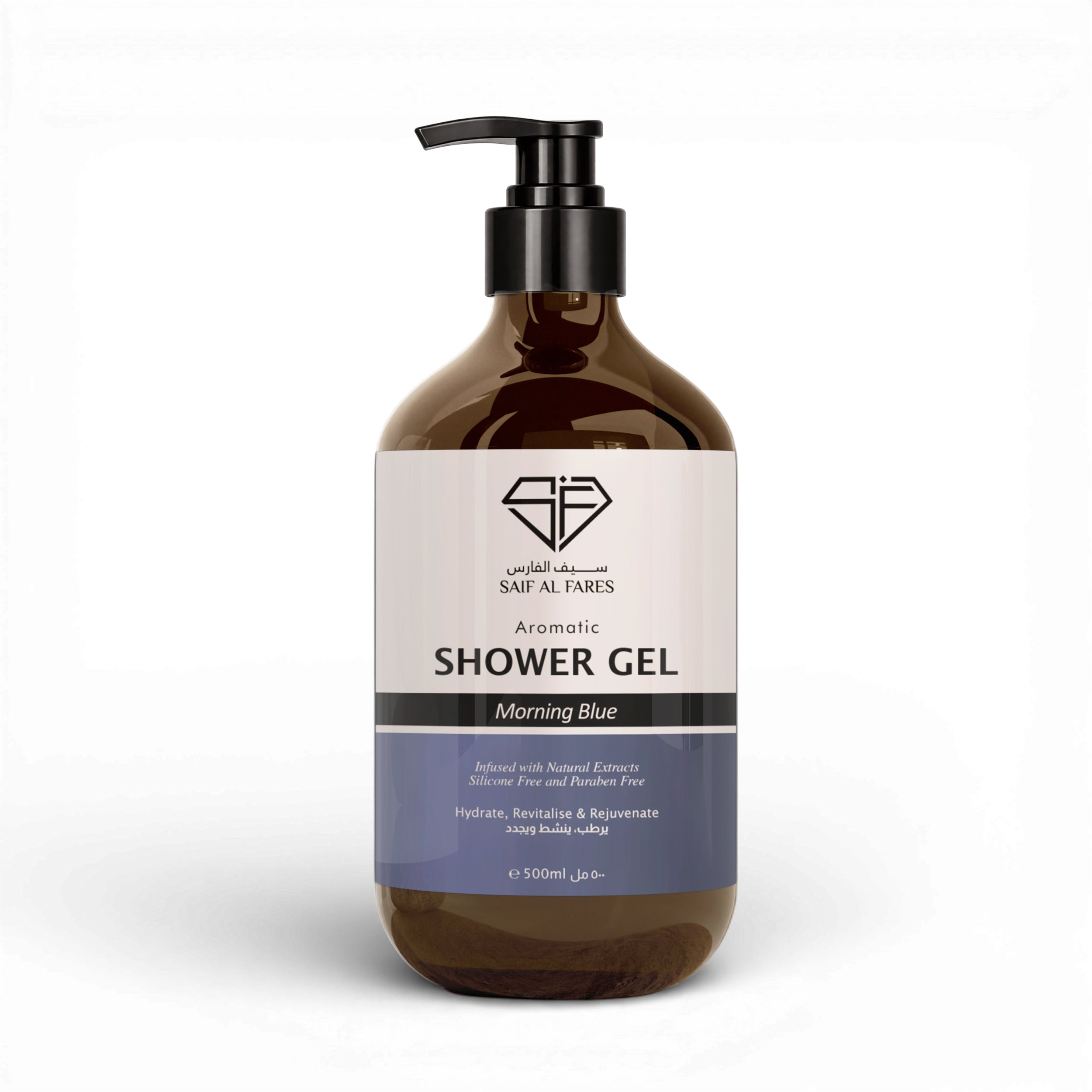 AROMATIC SHOWER GEL MORNING BLUE 500ML