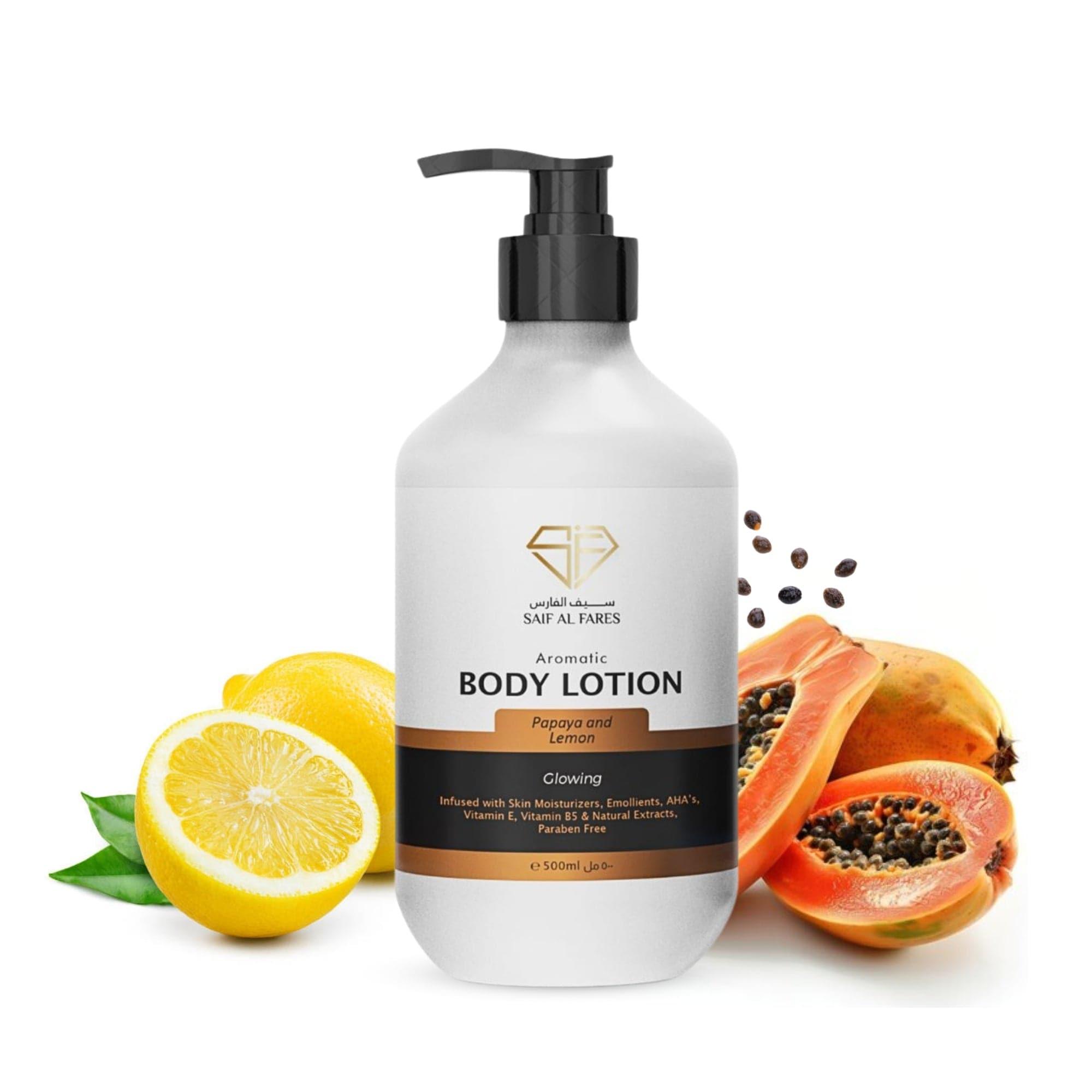 AROMATIC BODY LOTION PAPAYA AMD LEMON 500ML
