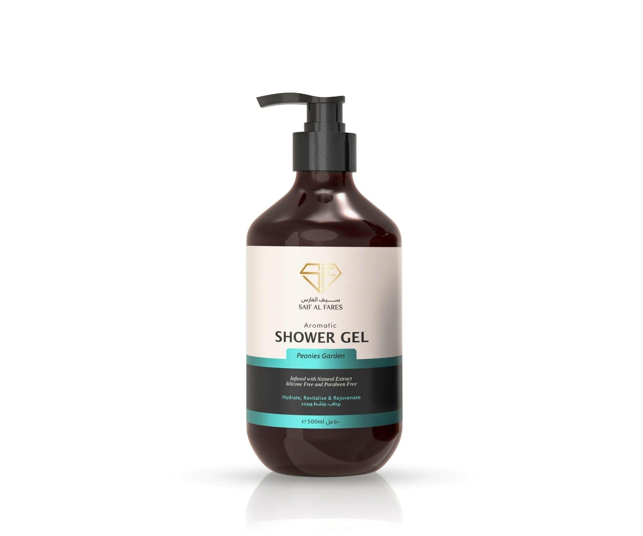 AROMATIC SHOWER GEL PEONIES GARDEN 500ML