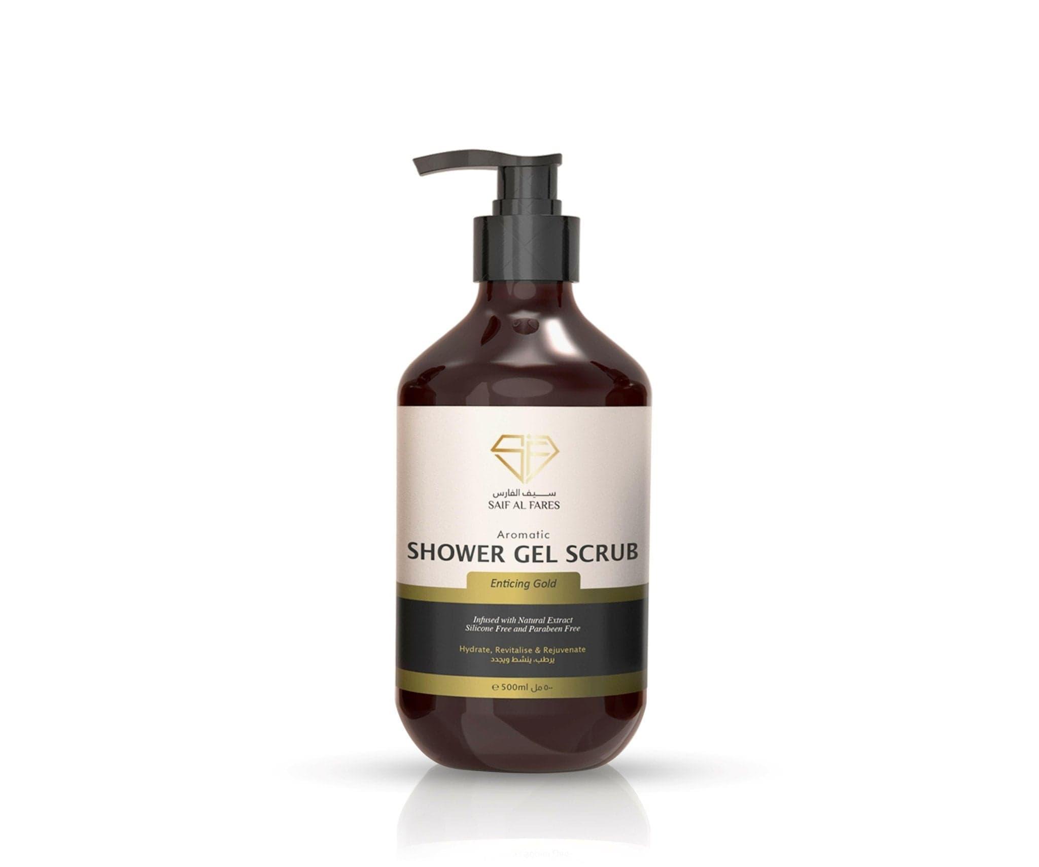 AROMATIC SHOWER GEL SCRUB ENTICING GOLD 500ML