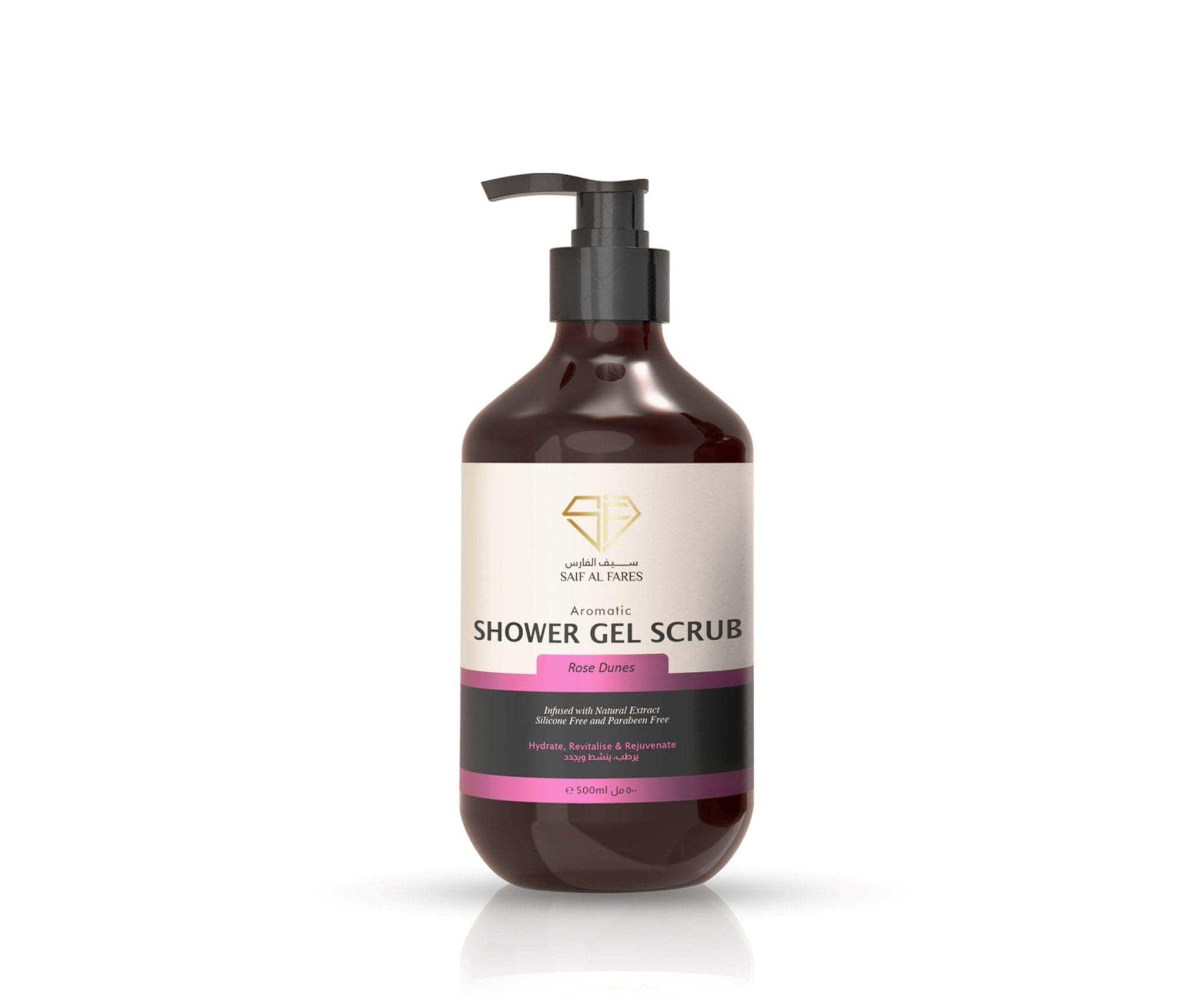 AROMATIC SHOWER GEL SCRUB ROSE DUNES 500ML