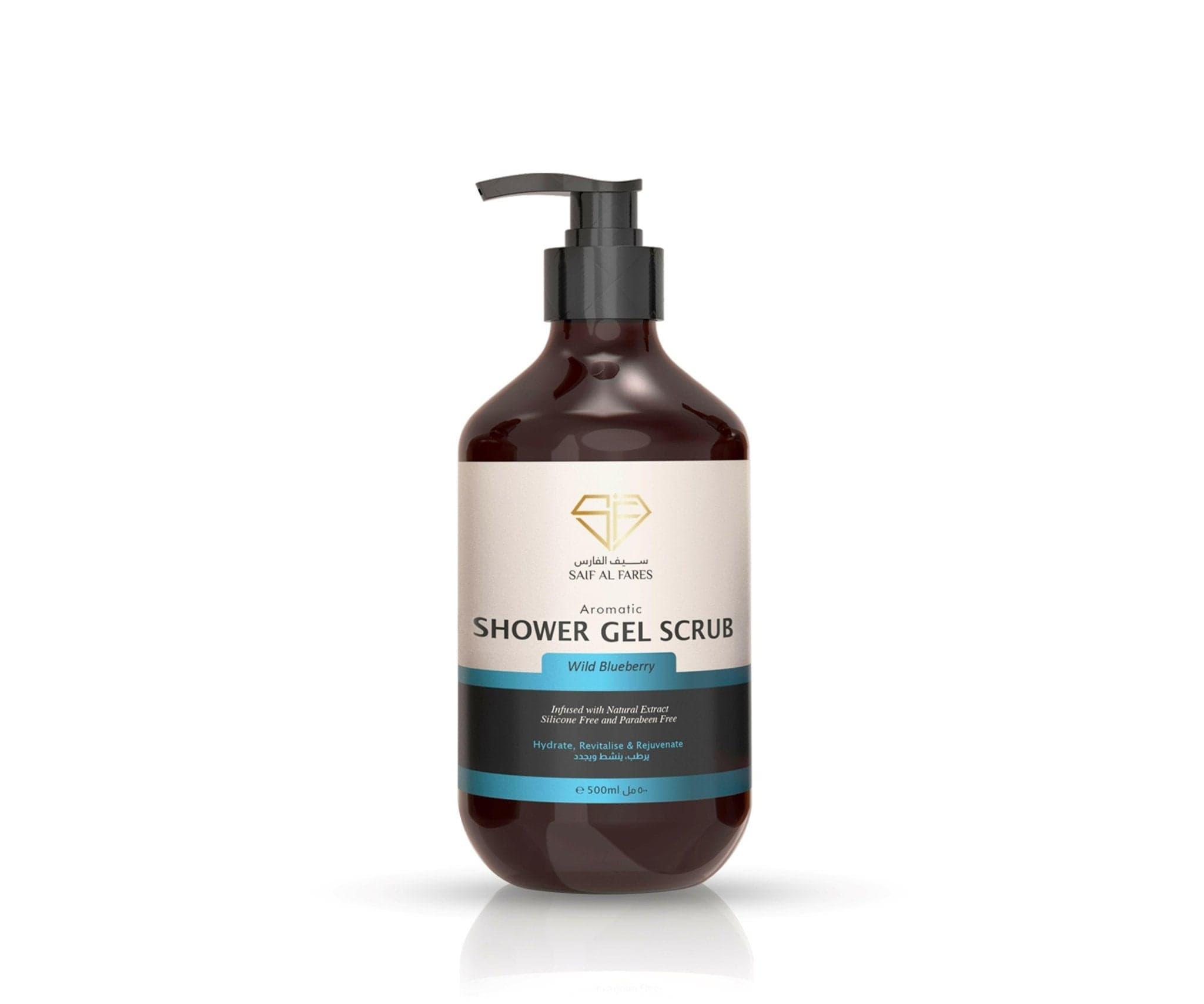 AROMATIC SHOWER GEL SCRUB WILD BLUEBERRY 500ML