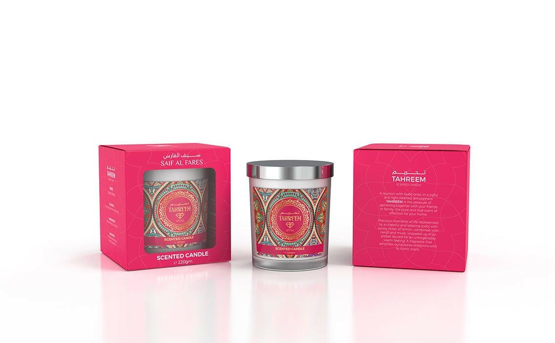 SCENTED CANDLE TAHREEM 220 GMS
