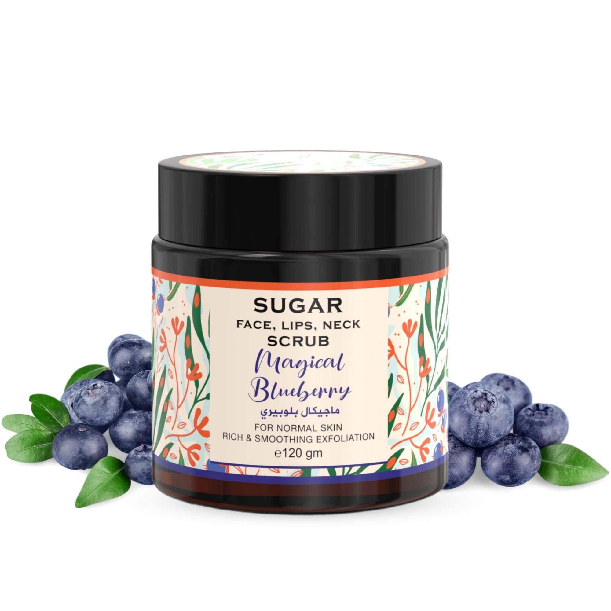 SUGAR SCRUB MAGICAL BLUEBERRY 120GM