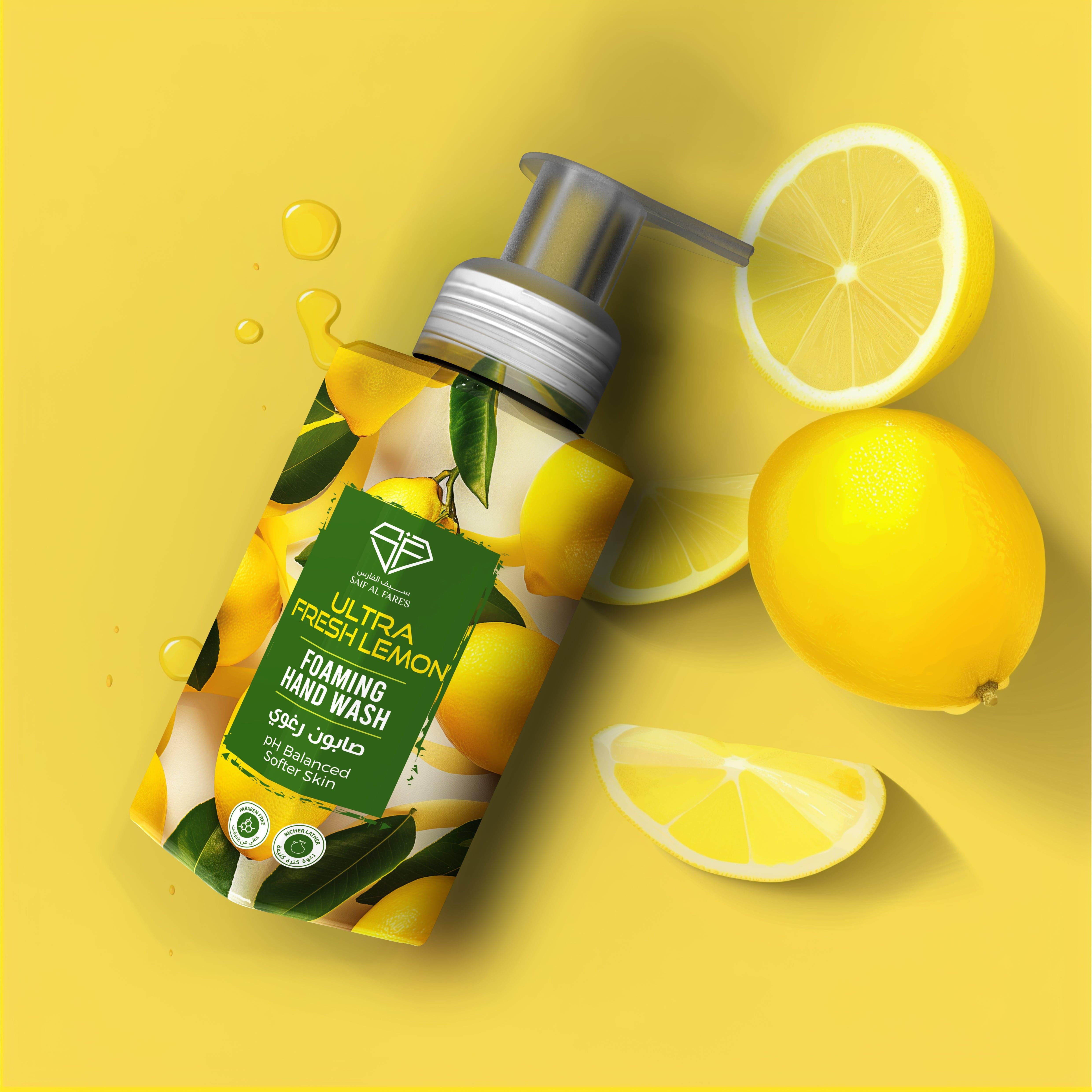 ULTRA FRESH LEMON - FOAMING HANDWASH - 250ml